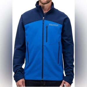MARMOT Mens Bero Soft Shell Water Repellent Jacket Sz M